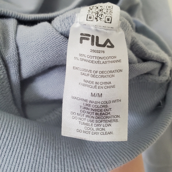 FILA Light Blue Pullover Sweater - Picture 2 of 6